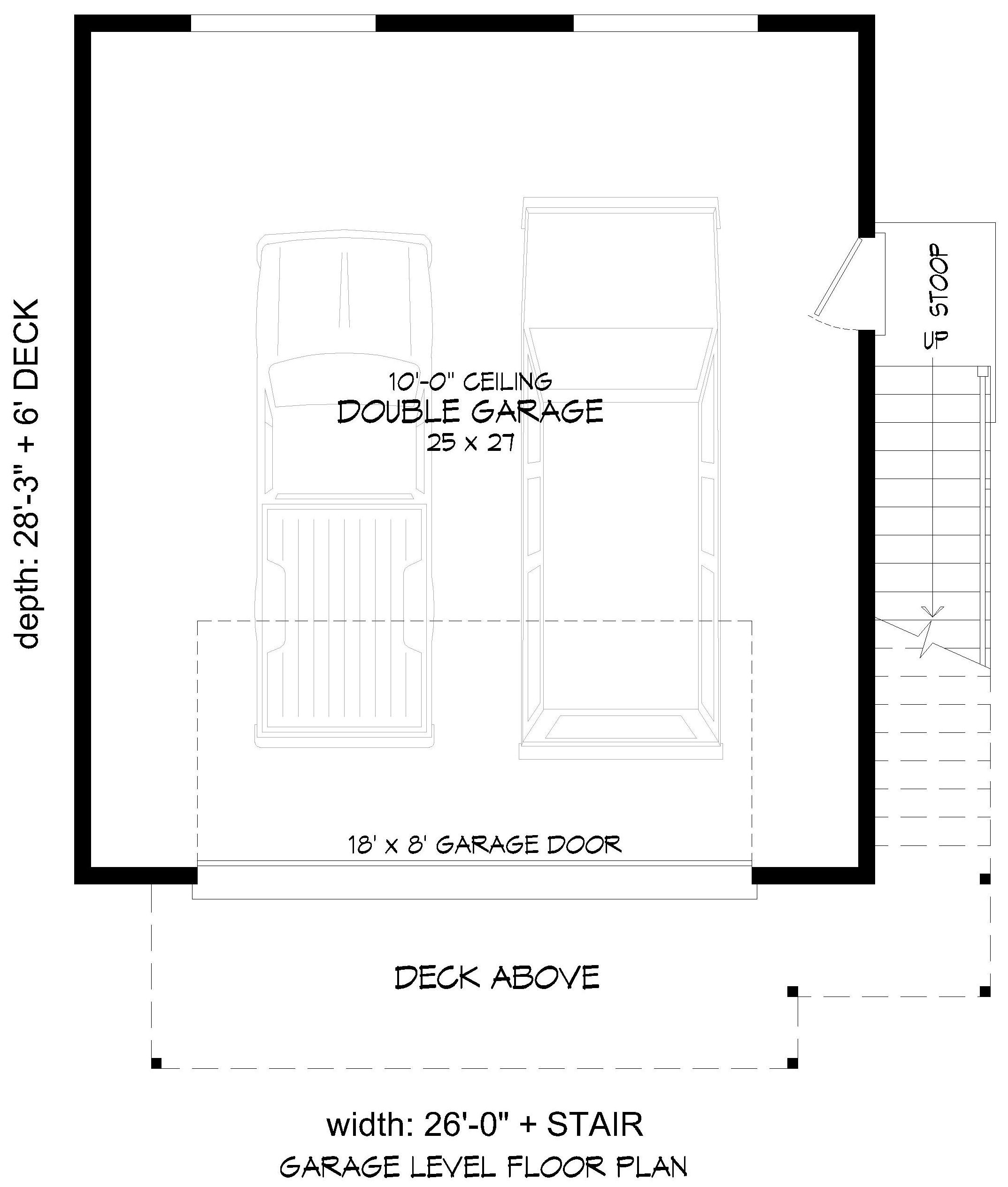 Image of ADU-Garage 1 Bed, 1 Bath, 2 Car - 735 sq.ft