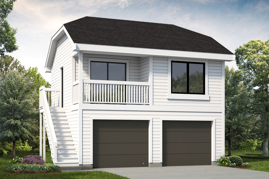 Main image of ADU-Garage 1 Bed, 1 Bath 2 Car - 484 sq.ft, built by Red Clover Homes