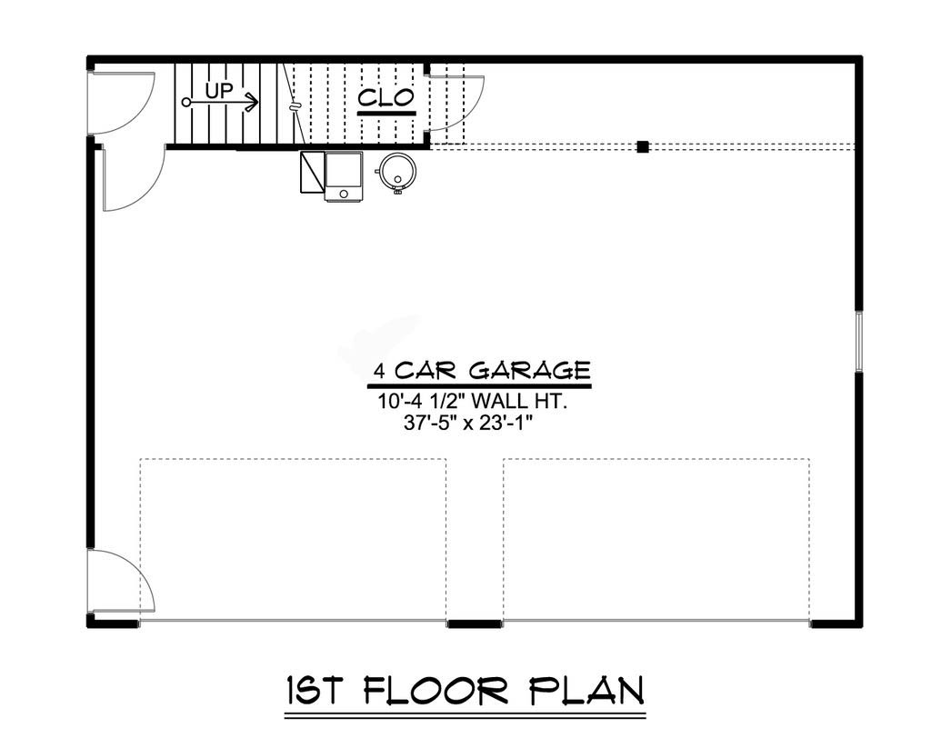 Image of ADU-Garage 1 Bed, 1 Bath, 4 Car - 905 sq.ft