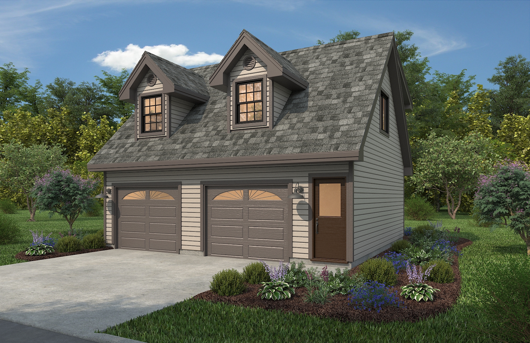 Image of ADU-Garage 1 Bed, 1 Bath, 2 Car - 588 sq.ft