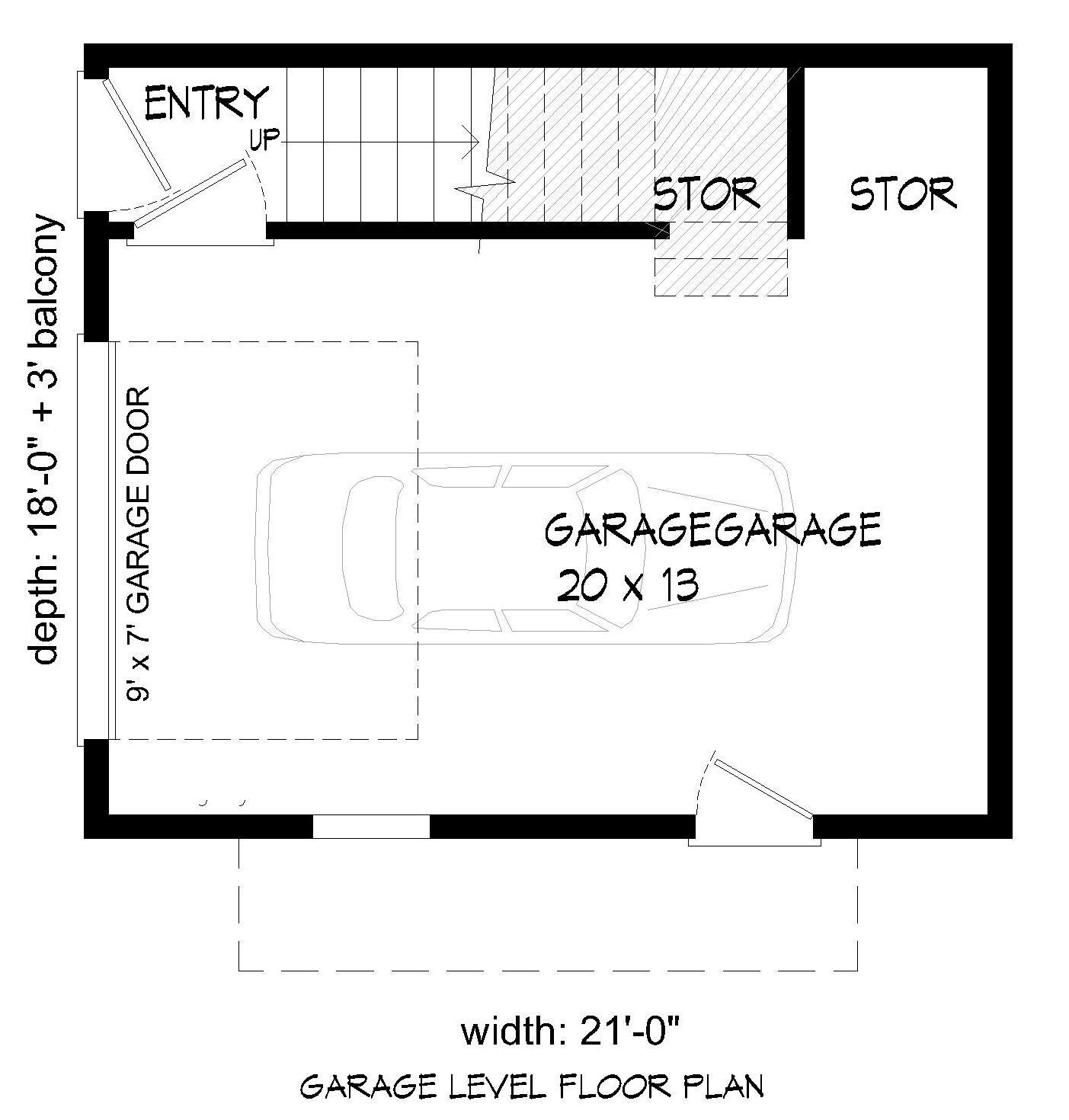 Image of ADU-Garage - 0 Bed, 1 Bath, 1 Car - 400 sq.ft