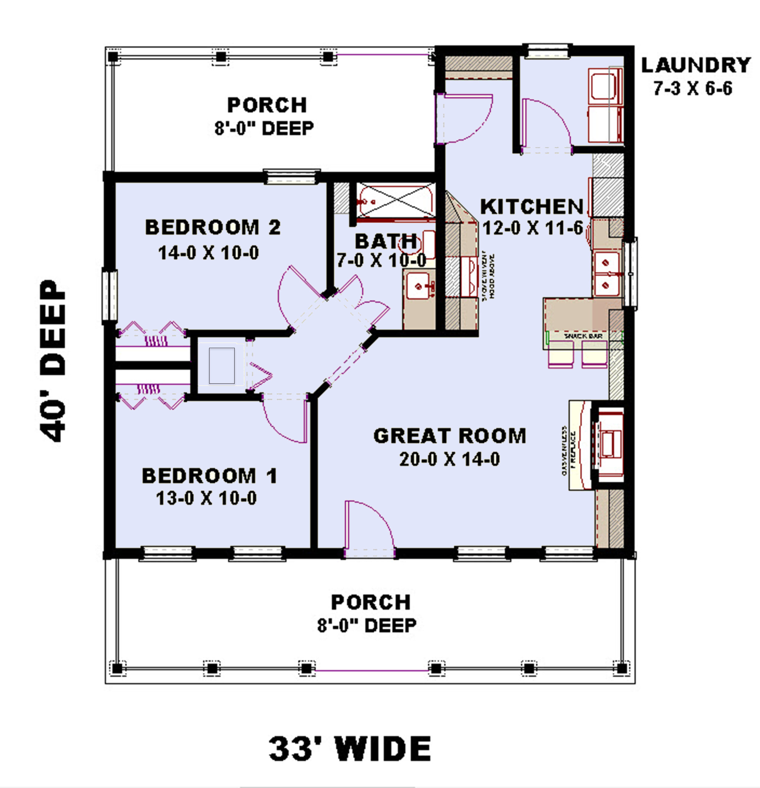 Image of ADU - 2 Bed, 1 Bath - 890 sq.ft