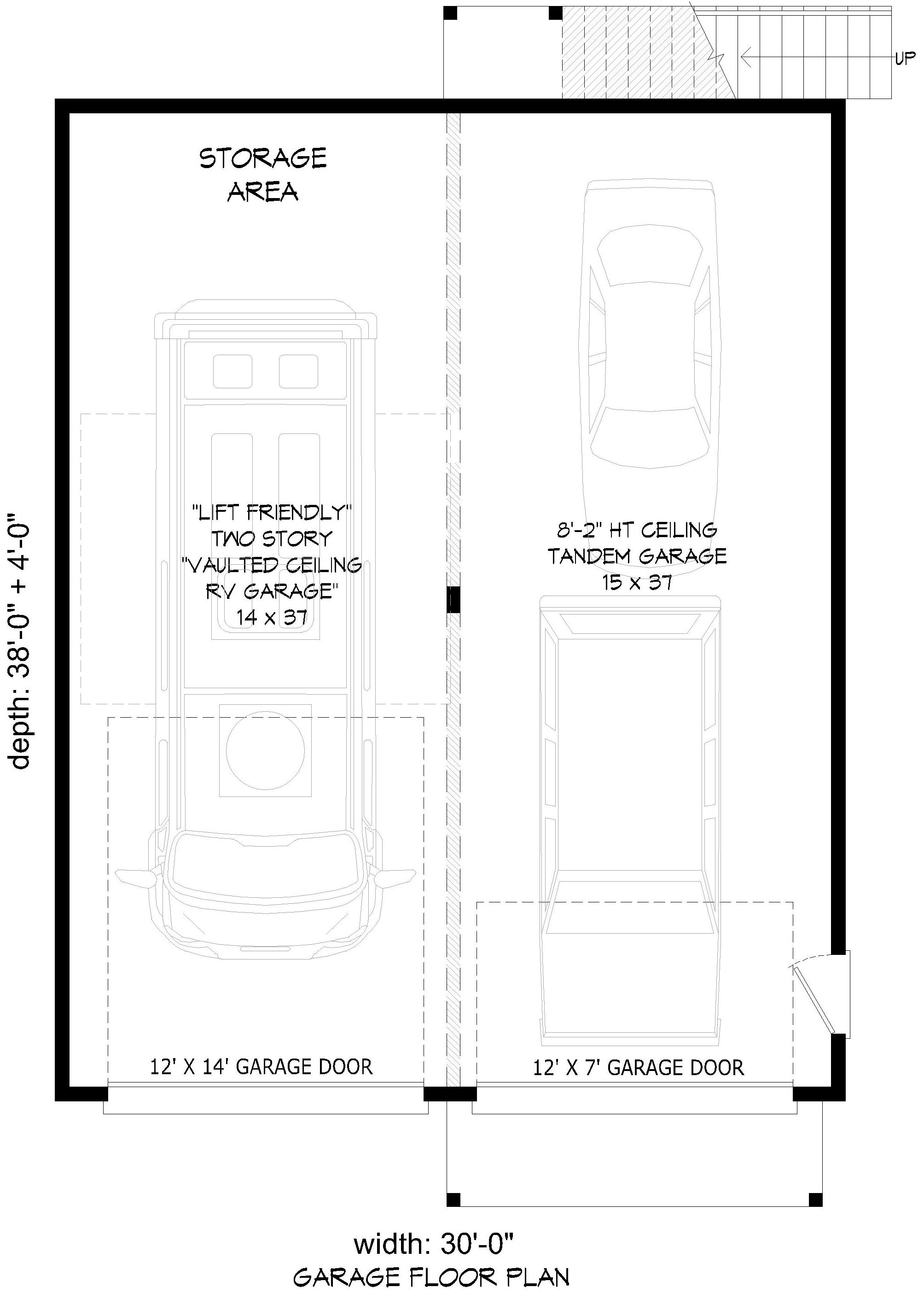 Image of ADU-Garage 1 Bed, 1 Bath, 4 Car - 575 sq.ft