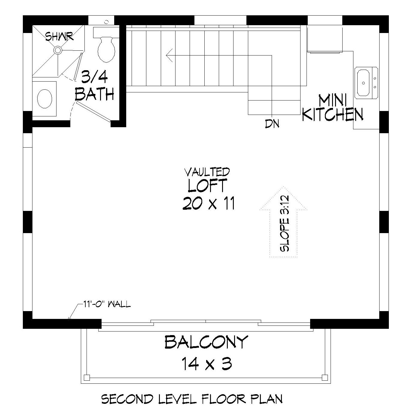 Image of ADU-Garage - 0 Bed, 1 Bath, 1 Car - 400 sq.ft