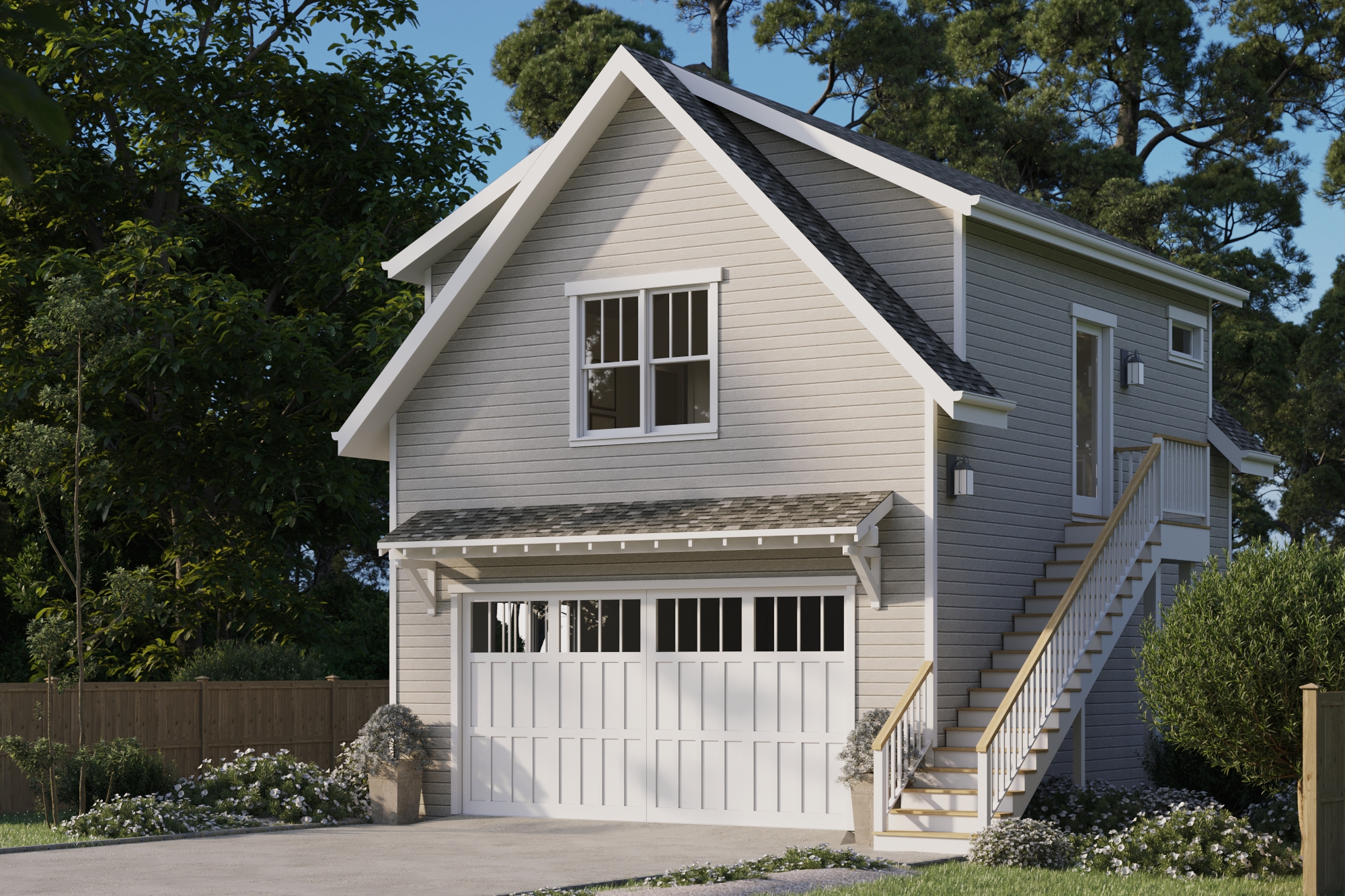 Image of ADU-Garage 1 Bed, 1 Bath, 2 Car - 564 sq.ft