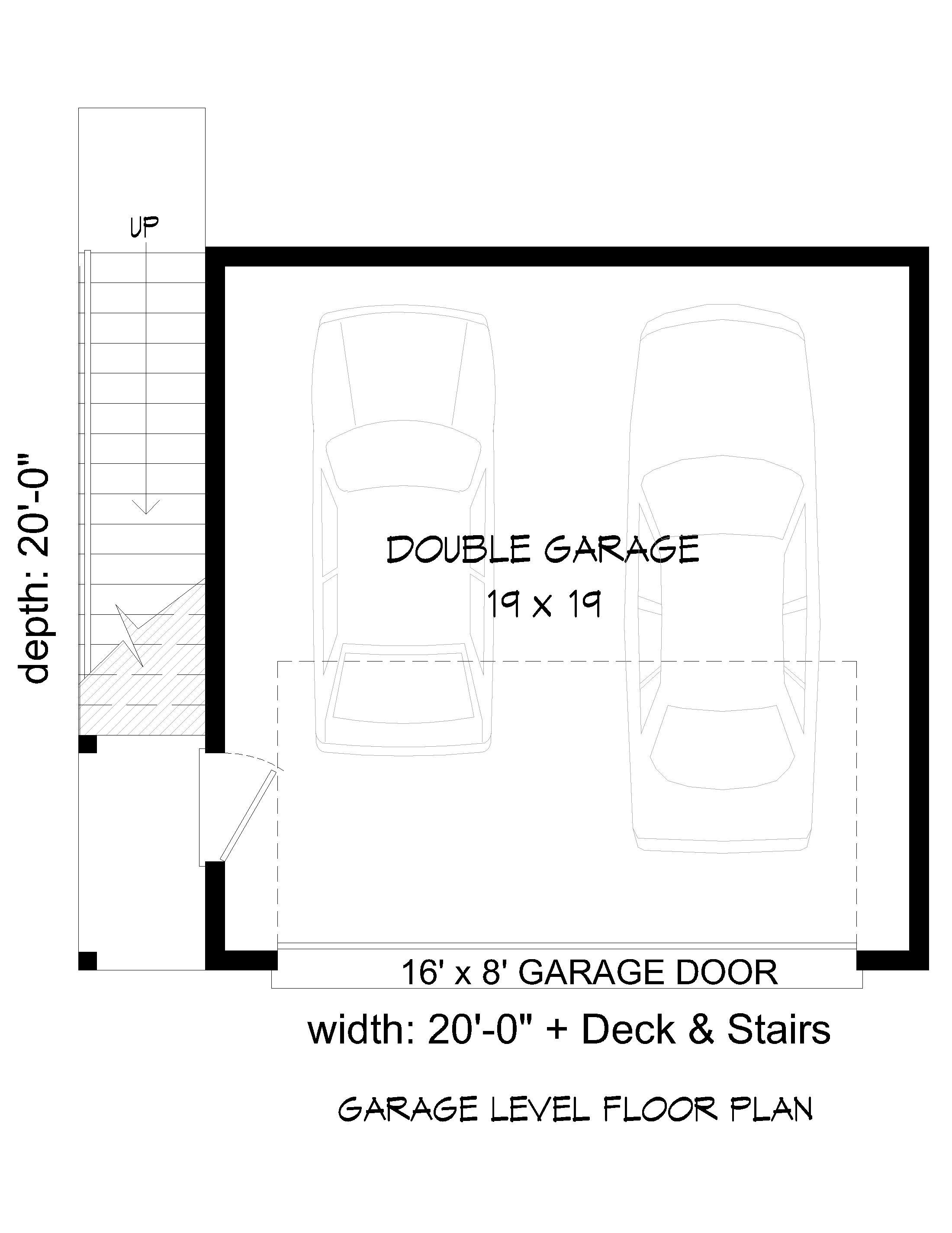 Image of ADU-Garage 0 Bed, 0 Bath, 2 Car - 400 sq.ft