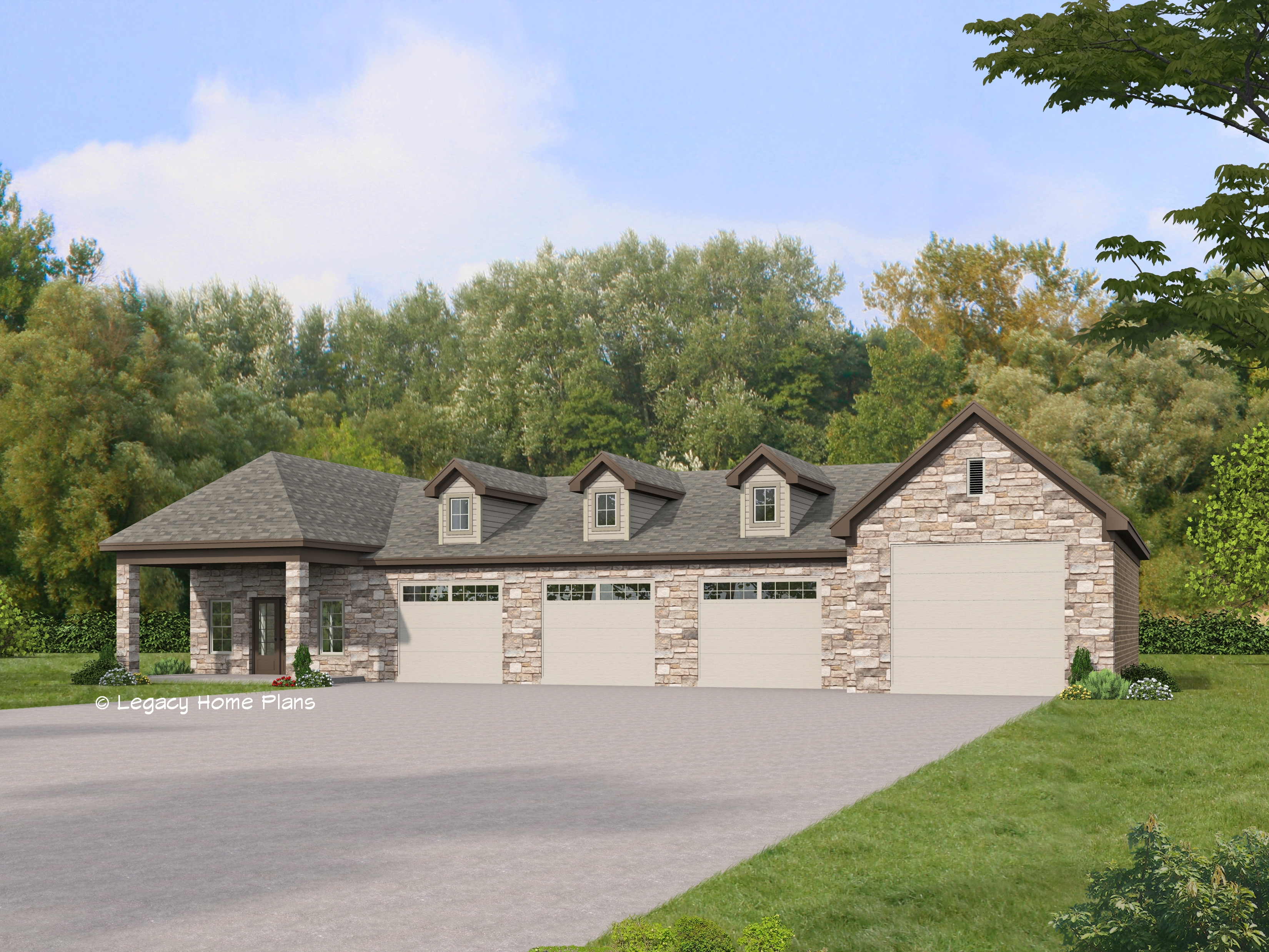 Main image of ADU-Garage 1 Bed, 1 Bath, 7 Car - 752 sq.ft, built by Red Clover Homes